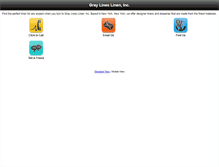 Tablet Screenshot of graylinelinen.com